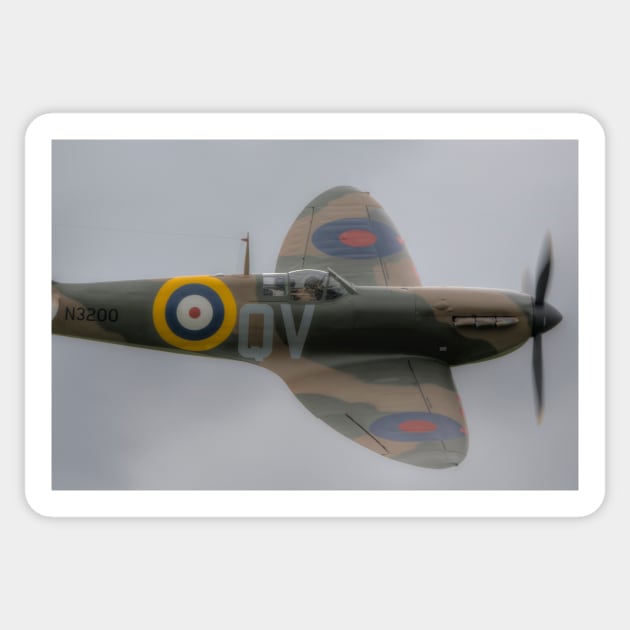 Mk1 Supermarine Spitfire Sticker by Nigdaw